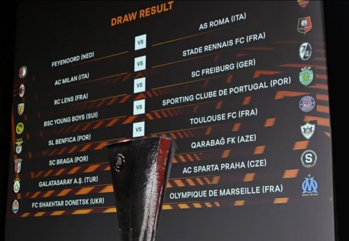 Loting knock-out play-offs Europa League 2023/2024